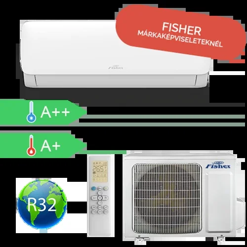 Fisher Special Edition FSAIF-SP-91AE3 oldalfali split klíma csomag 2,65 kW